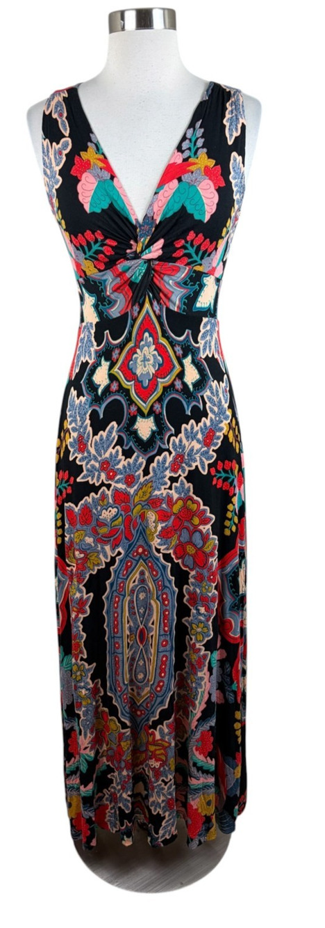 Anthropologie Maeve Camilla Maxi Dress Black S Boho Fairycore Whimsigoth